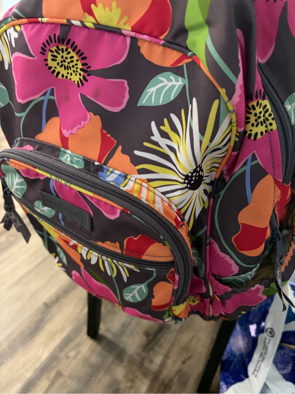 Vera Bradley Lighten Up Campus Backpack in Jazzy Blooms - Picture 11 of 14
